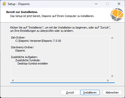 11-Setup - Disponic aktuell