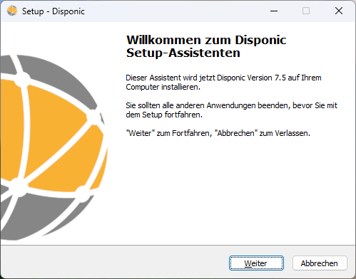 4-Setup - Disponic aktuell