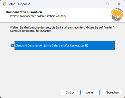 7a-Setup - Disponic aktuell